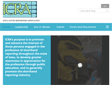 Tablet Screenshot of iacra.org